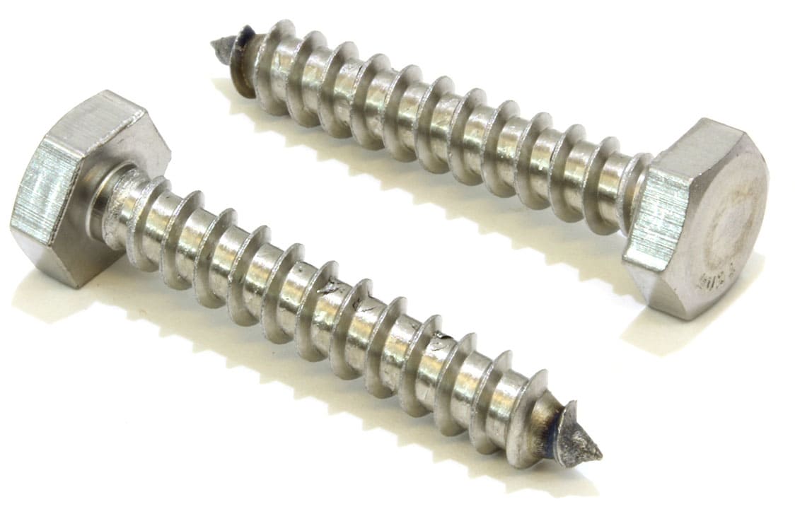 Lag Screw in various sizes and finishes for industrial applications.